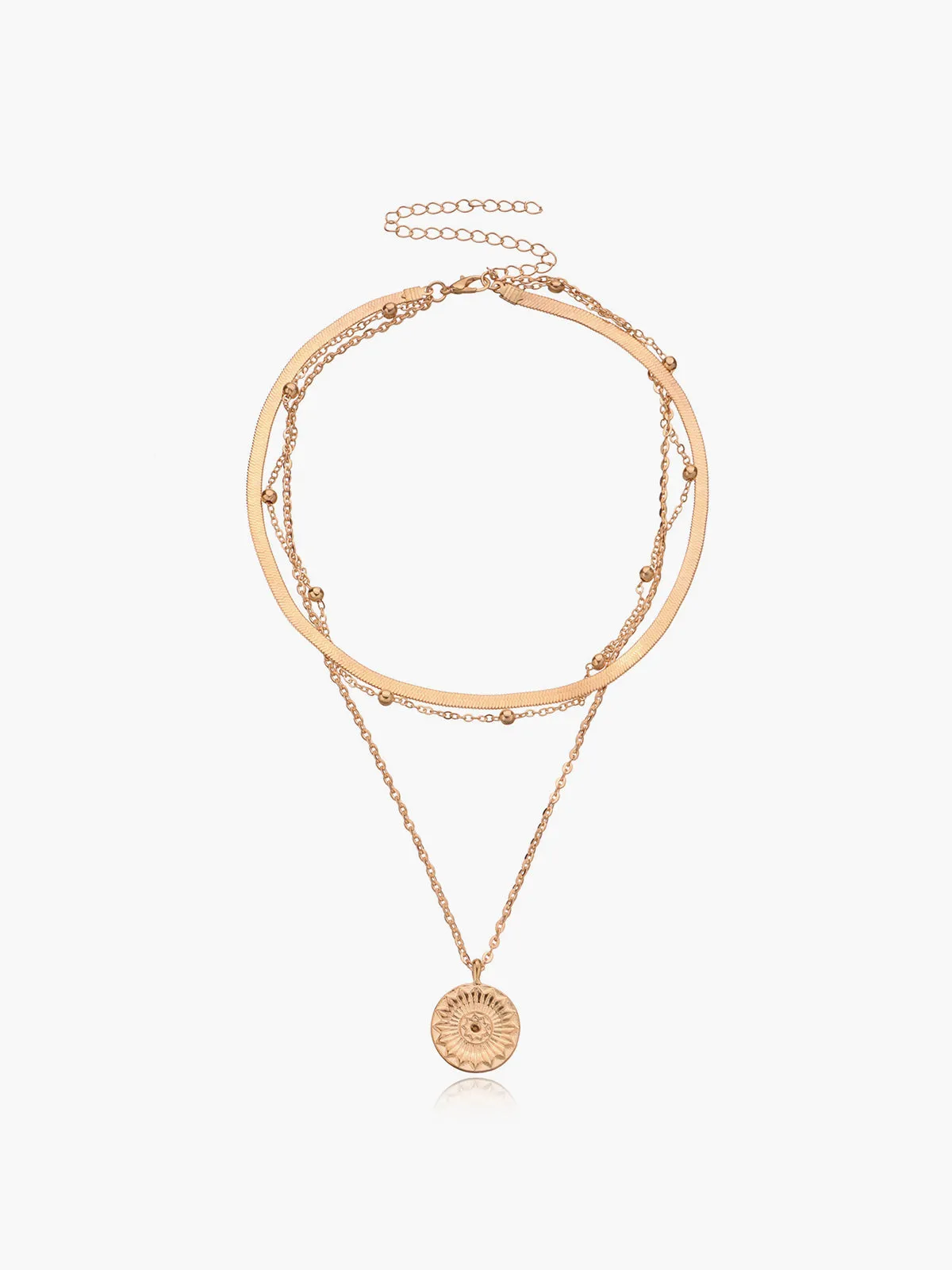 Multi-Layer Ball Bead Necklace