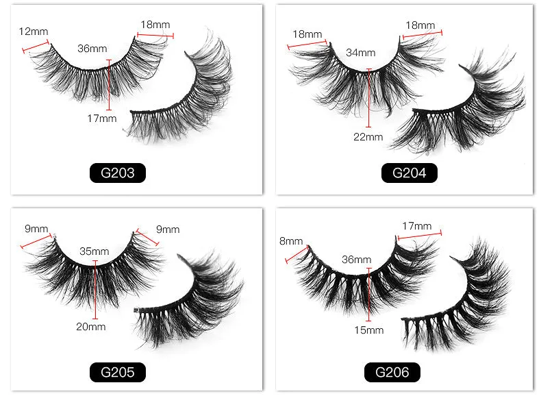 Multi-layer thick cross imitation 8D eyelashes AH5060