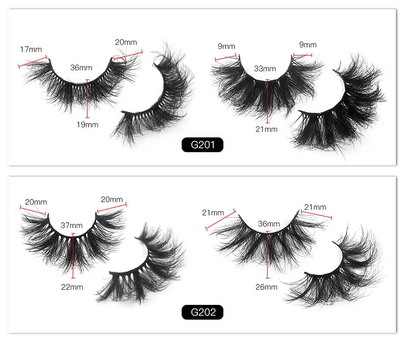 Multi-layer thick cross imitation 8D eyelashes AH5060