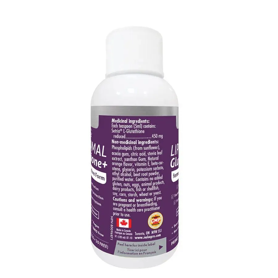 Naka Liposomal Glutathione 250mL Liquid