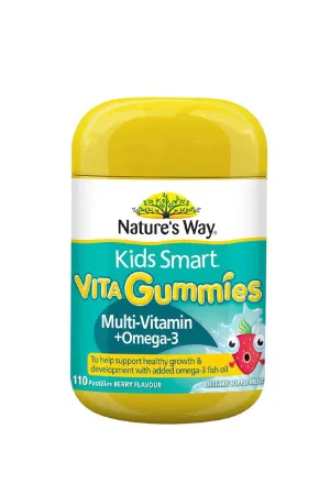 NATURE'S WAY Kids Smart VitGummies Multi-Vitamin   Omega 3 110s