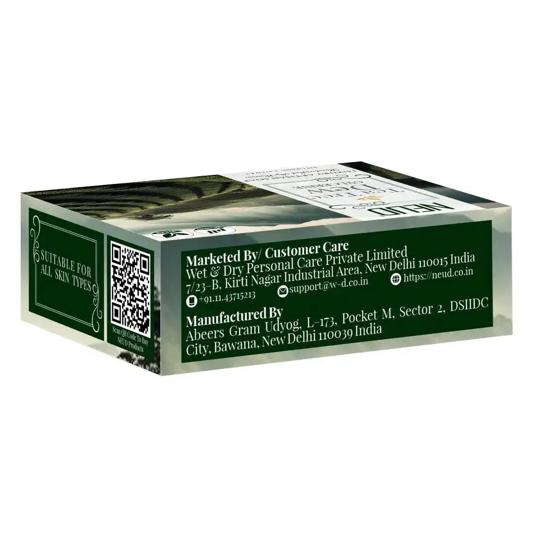 NEUD Tea Tree Dew Glycerine Luxury Artisan pH-Balanced Handmade Soap 125g