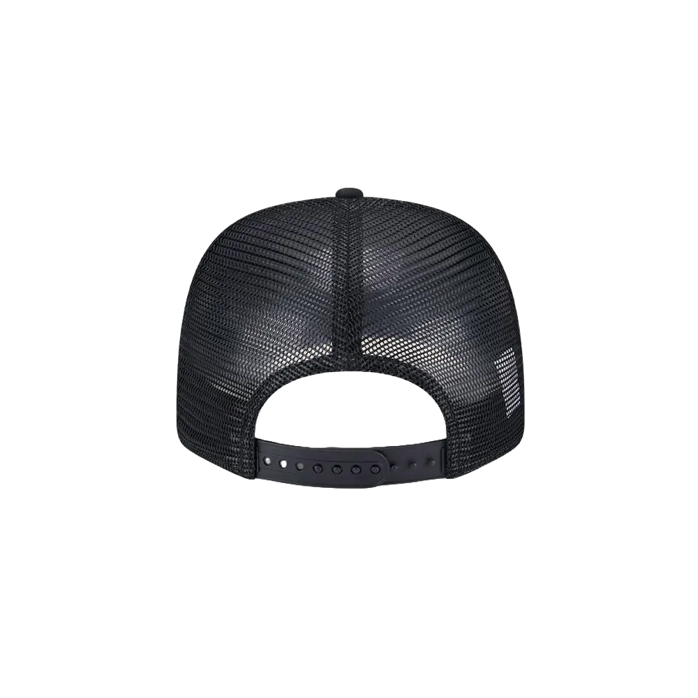 New Era Miami HEAT Black Canvas Stretch Snapback