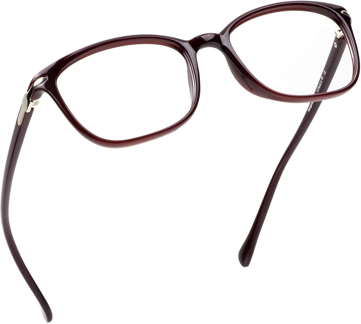 New LifeArt Blue Light Blocking Glasses, Anti Eyestrain, Computer Reading Glasses, Gaming Glasses, TV Glasses for Women Men, Anti Glare (Red, 0.25 Magnification)