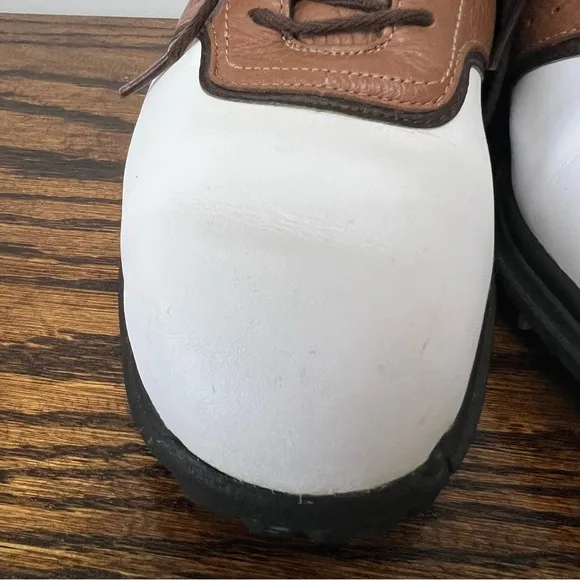 Nike Air Tour Saddle Men's Brown White Golf Shoes Cleats Size 8