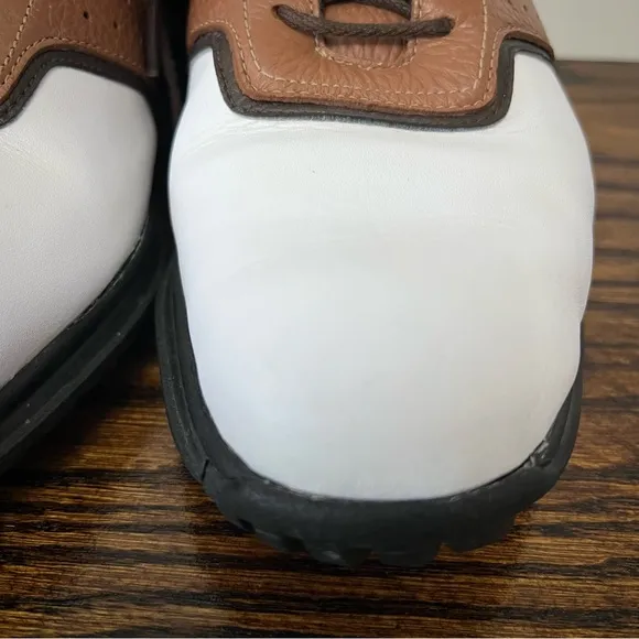 Nike Air Tour Saddle Men's Brown White Golf Shoes Cleats Size 8