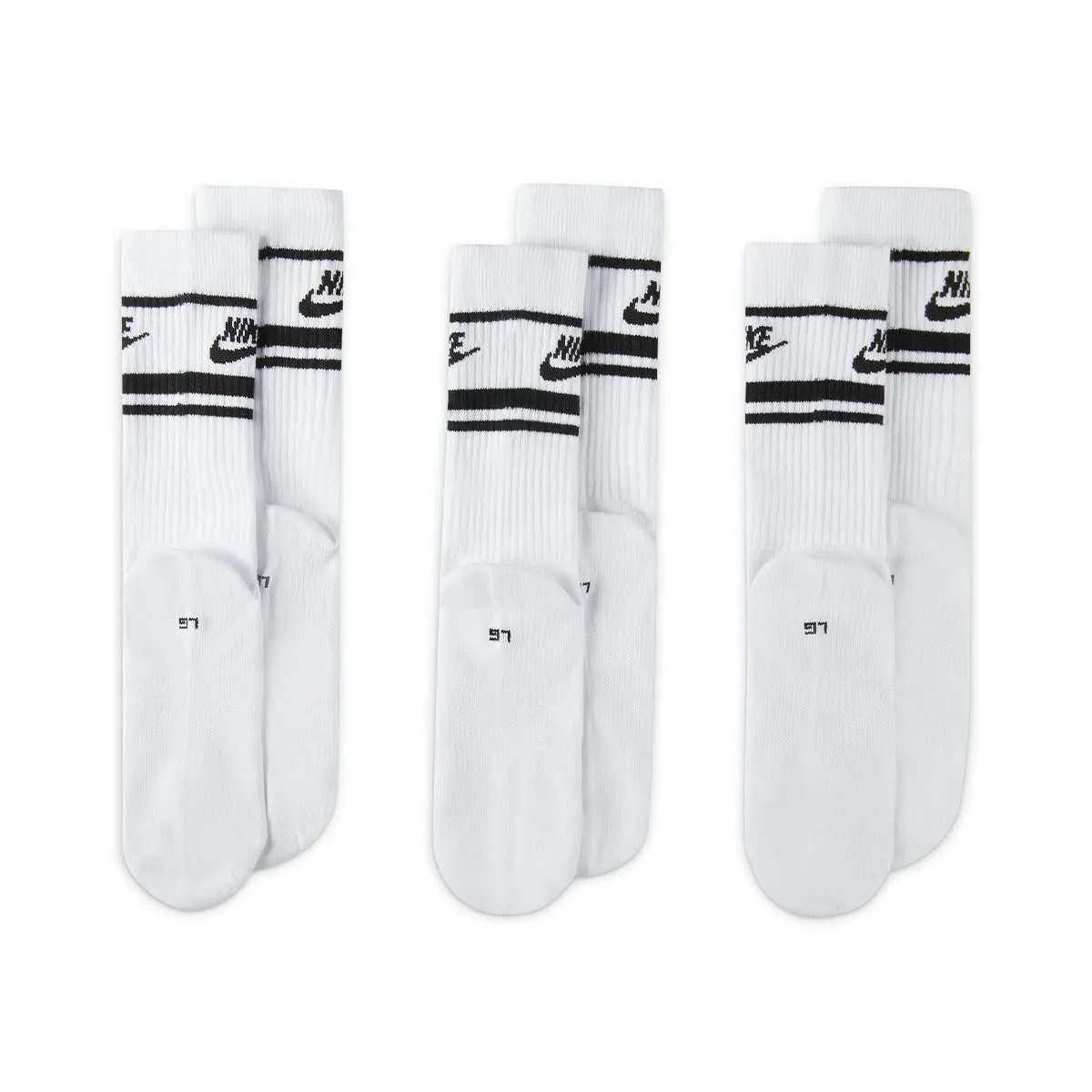 Nike - Sportswear Everyday Essential Crew Socks White 3 Pack