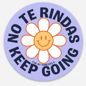 No te rindas Sticker