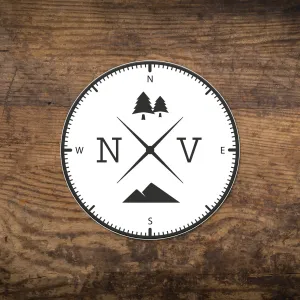 NV Compass Sticker