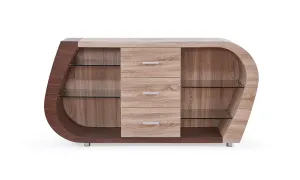 Oak / Walnut Buffet