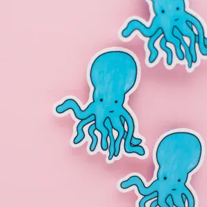 Octopus Vinyl Sticker (Ami   Emme Collab)