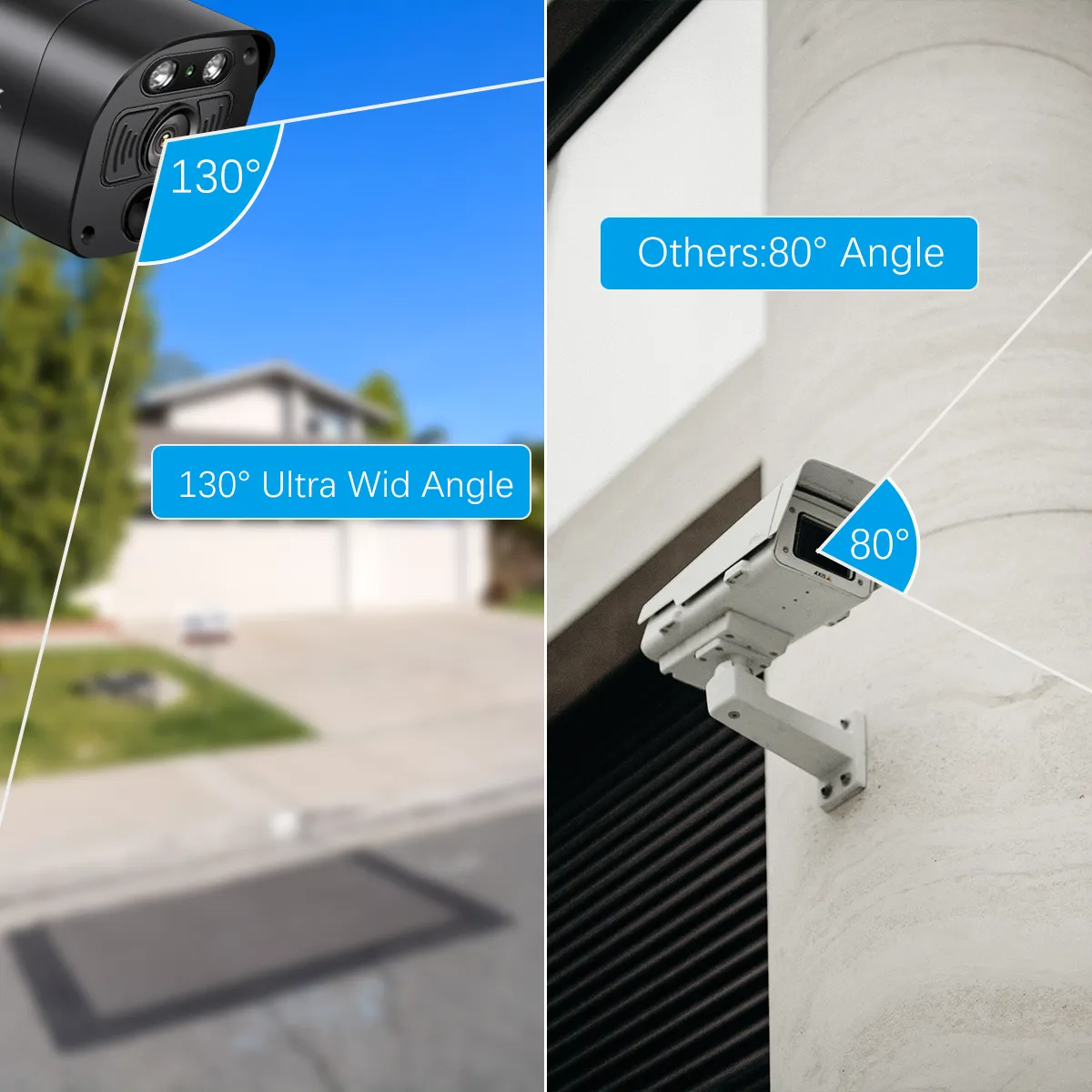 OOSSXX Black Extend Camera 4K POE 4K PIR POE Extend Camera Outdoor Indoor Video Surveillance Security Waterproof Wired POE Camera, Home IP 4K 8MP Camera, Night Vision, Just Extend POE Kits