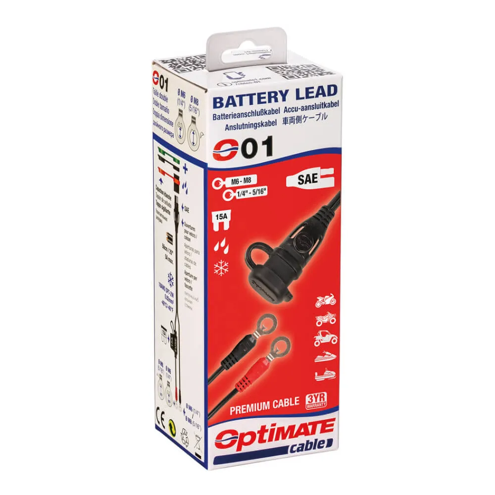 OptiMate SAE Weatherproof Eyelet Lead O1