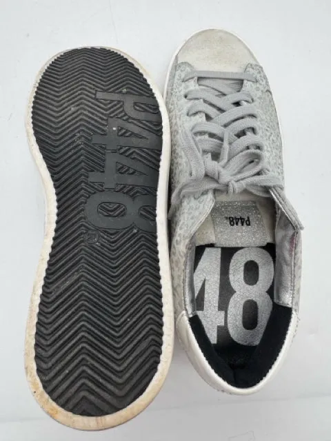 P448 8 Silver SHOES