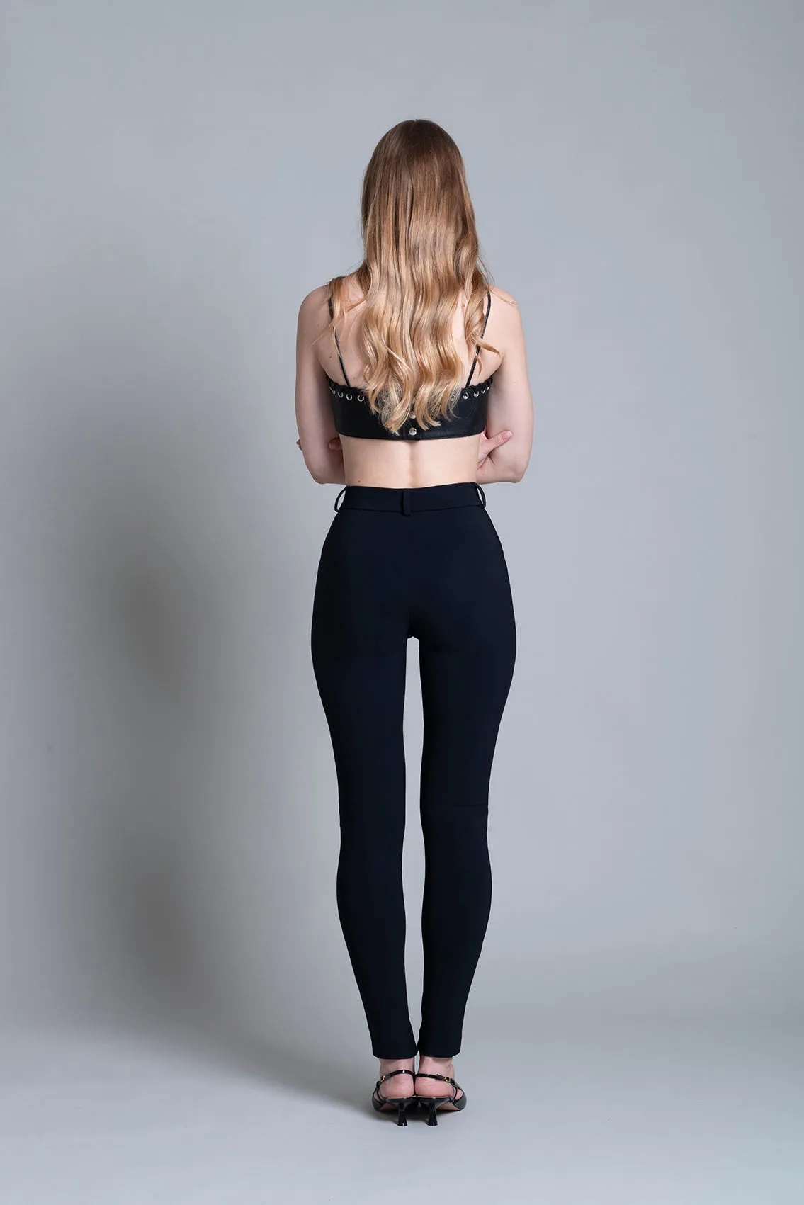 Pear Shape Trousers - Black / Slim Leg