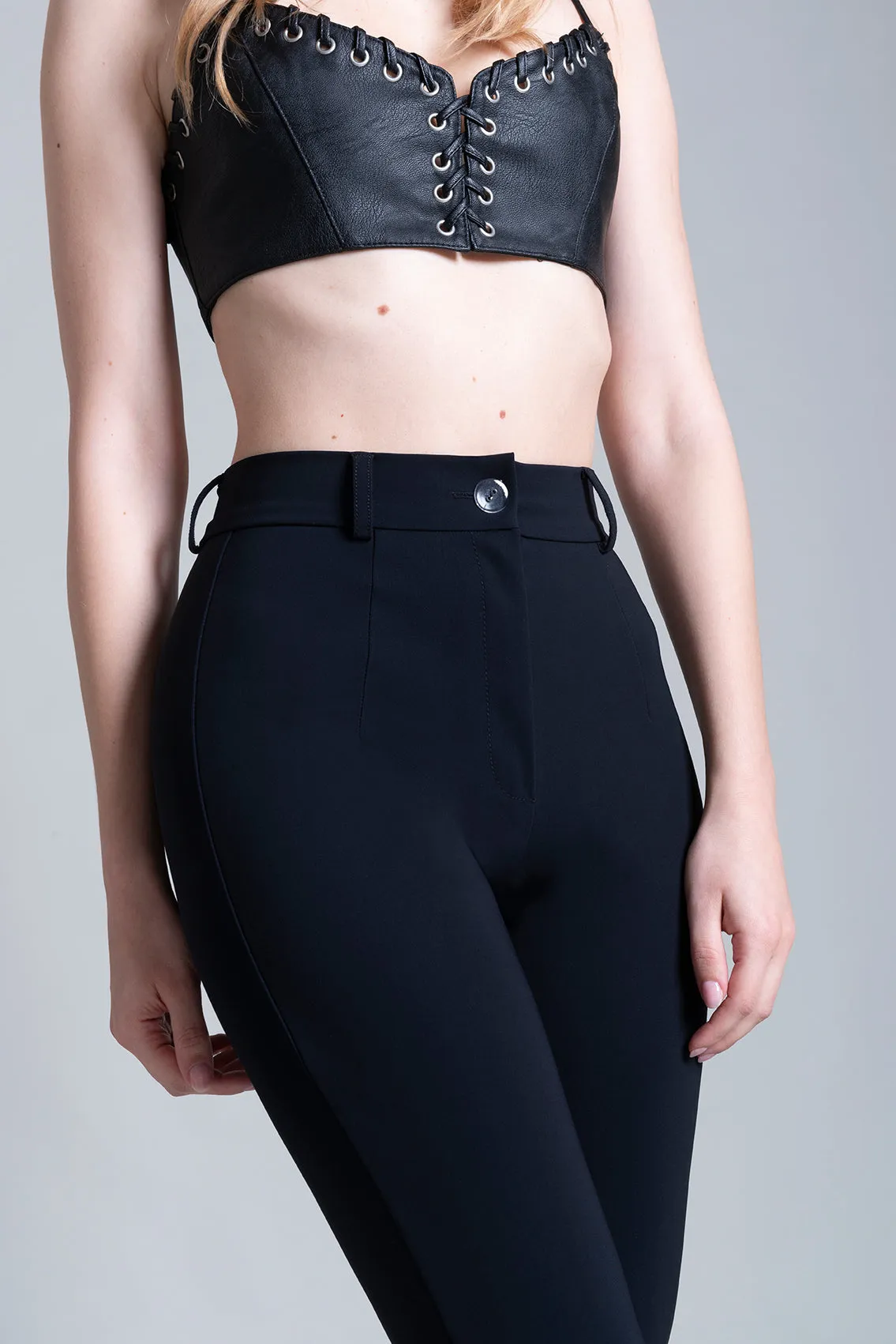 Pear Shape Trousers - Black / Slim Leg