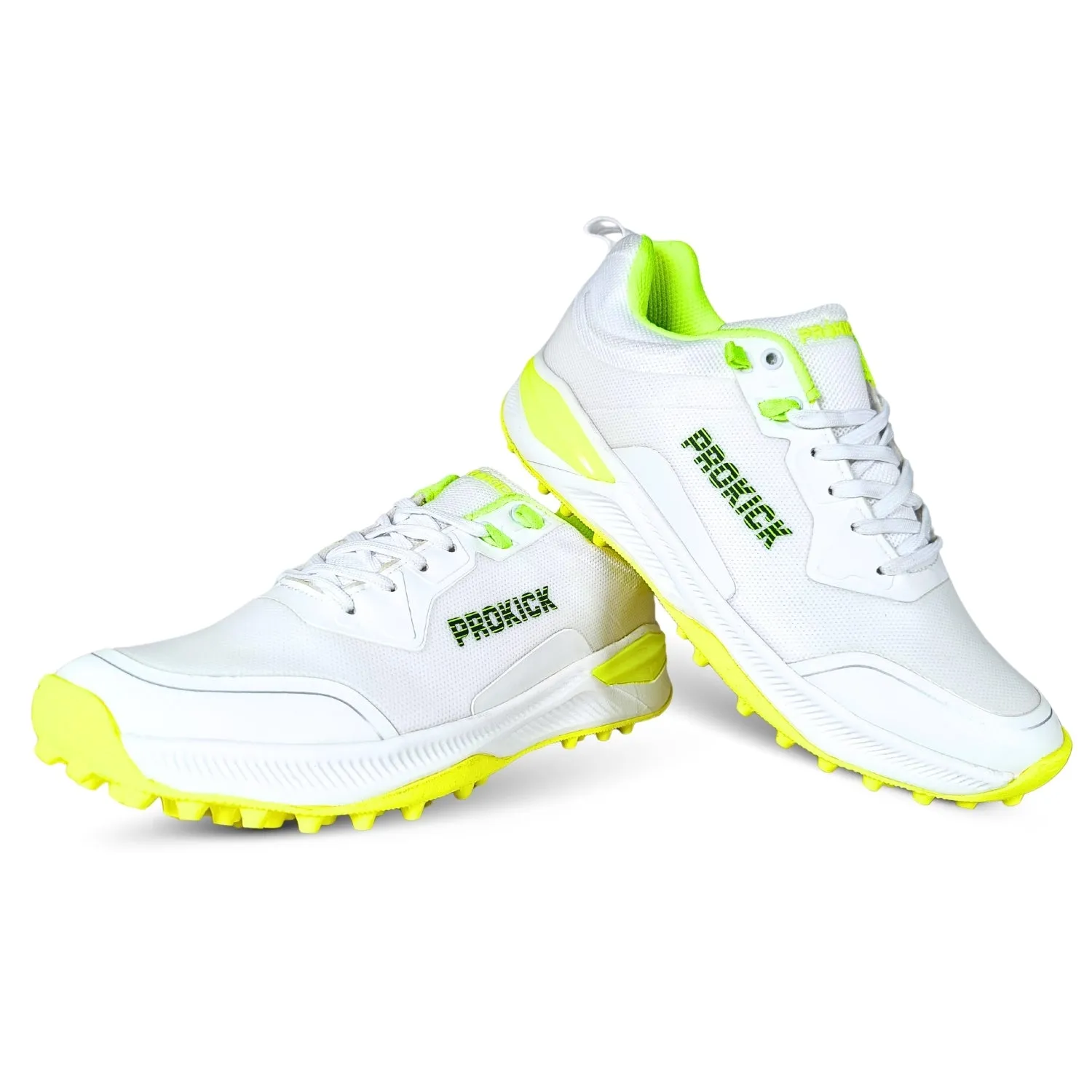 Prokick Fusion 2.0 Cricket Shoes | Lightweight Rubber Shoes | Men's Cricket Footwear | Durable Sports Shoes for Turf & Ground | Anti-Slip Grip | Breathable Comfort