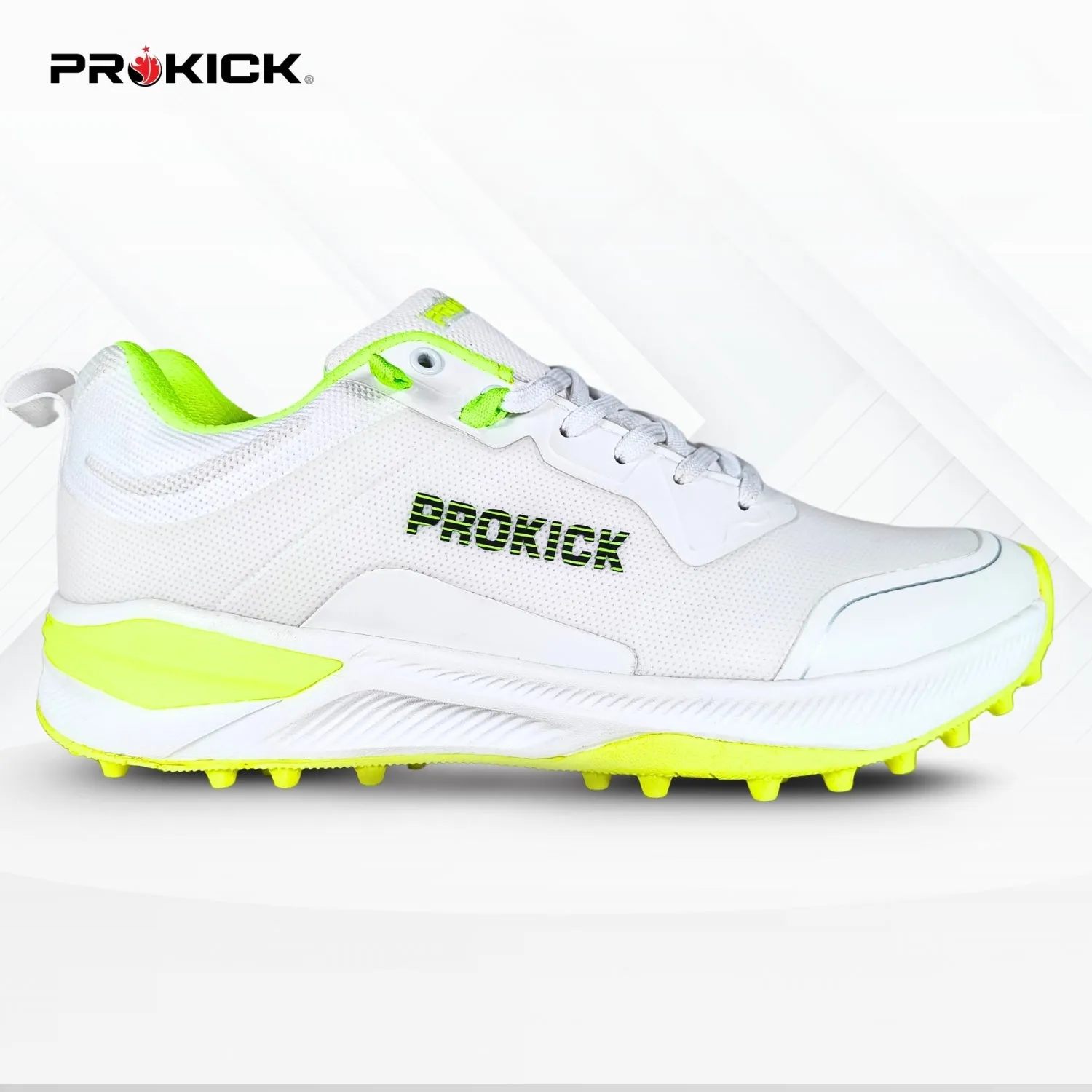 Prokick Fusion 2.0 Cricket Shoes | Lightweight Rubber Shoes | Men's Cricket Footwear | Durable Sports Shoes for Turf & Ground | Anti-Slip Grip | Breathable Comfort