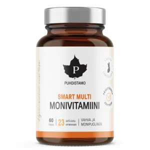 PUHDISTAMO Smart Multi monivitamiini lasipurkki kapseli 60 kpl