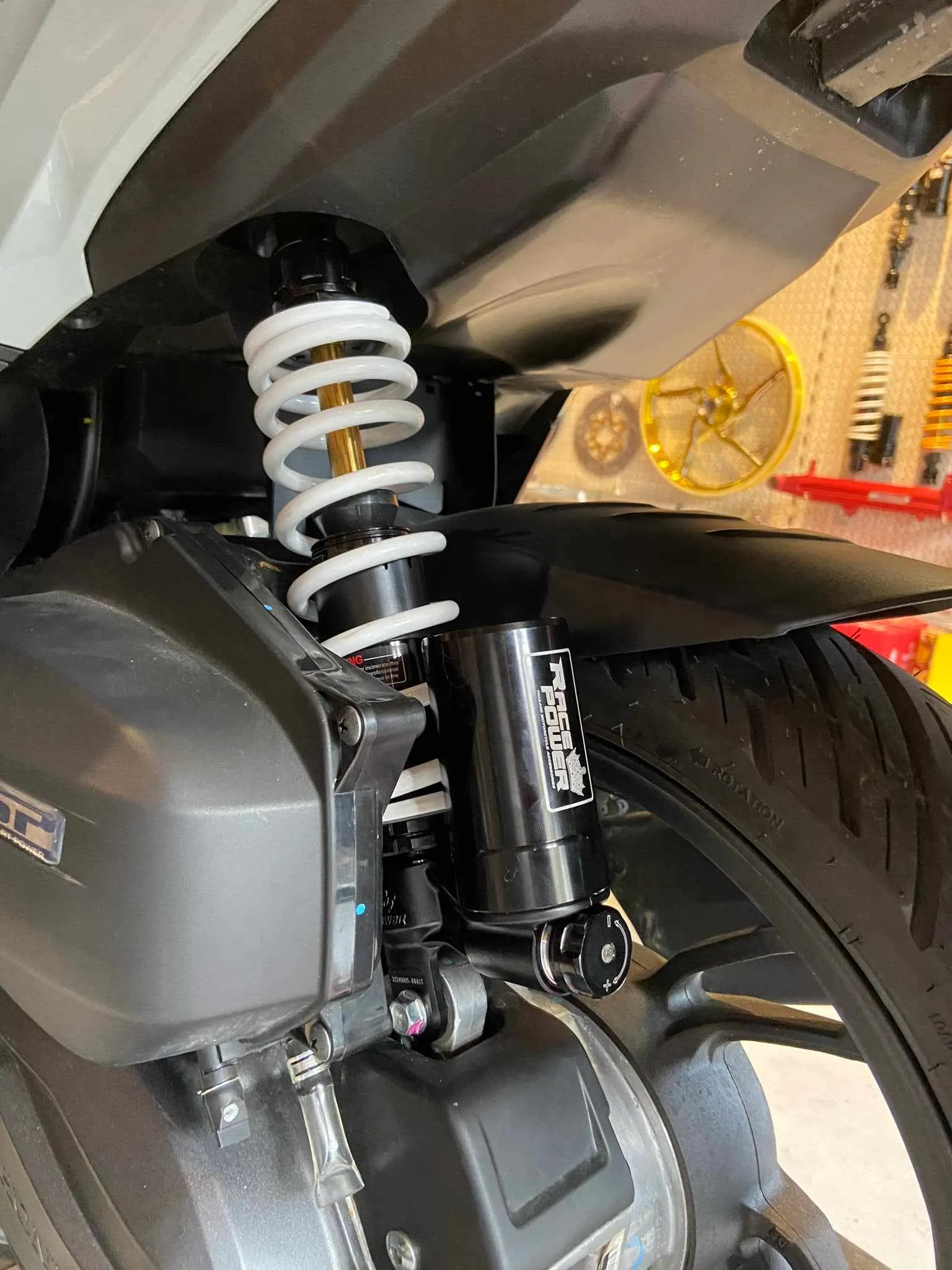 RACE POWER R TECH CLICK 335MM (WHITE)