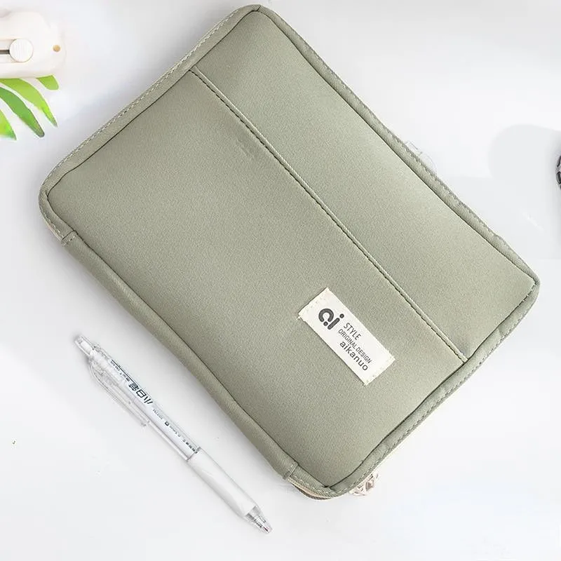 Realaiot Girl Large Capacity Pencil Bag Aesthetic Stationery Supplies Children Pen Case Zipper Pencil Pouch Students School Cases