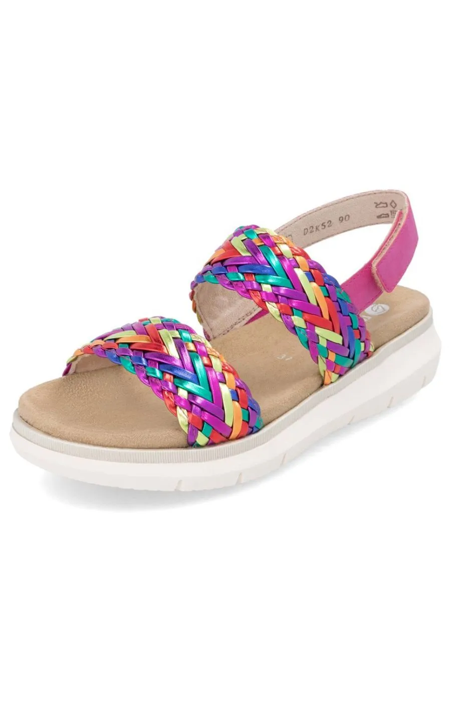 Remonte Woven Strap Sandal in Multi