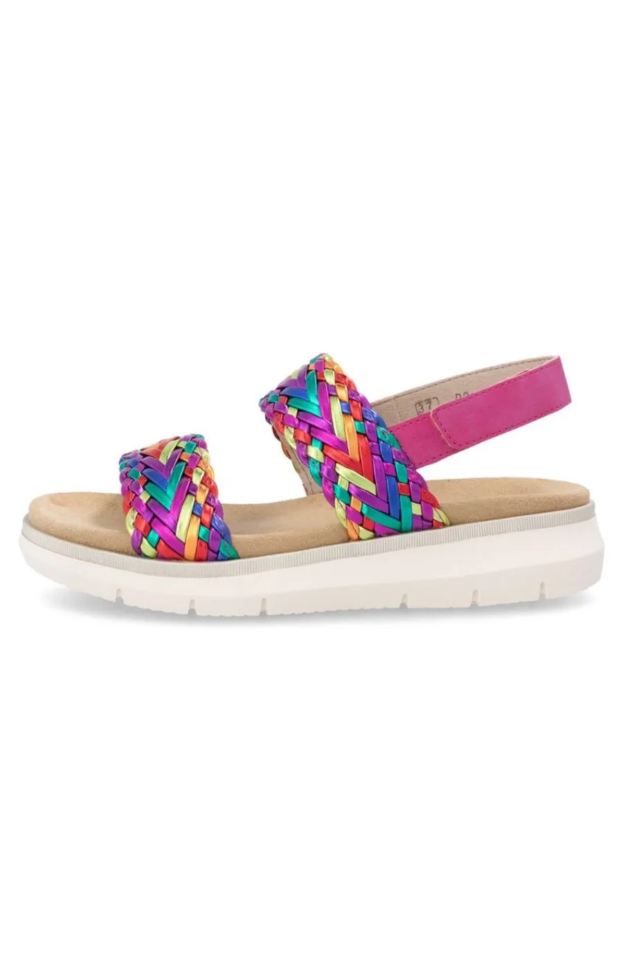 Remonte Woven Strap Sandal in Multi