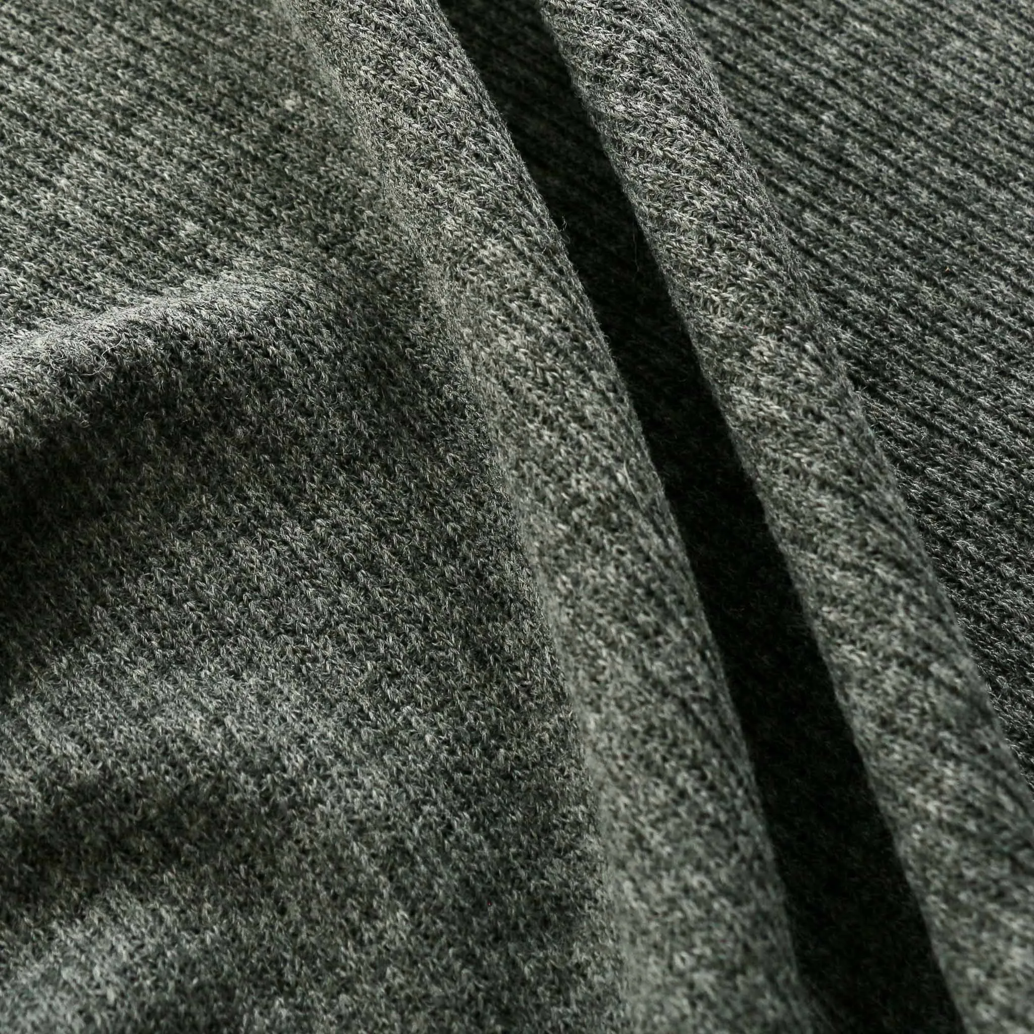 Rib Jersey Fabric - Grey