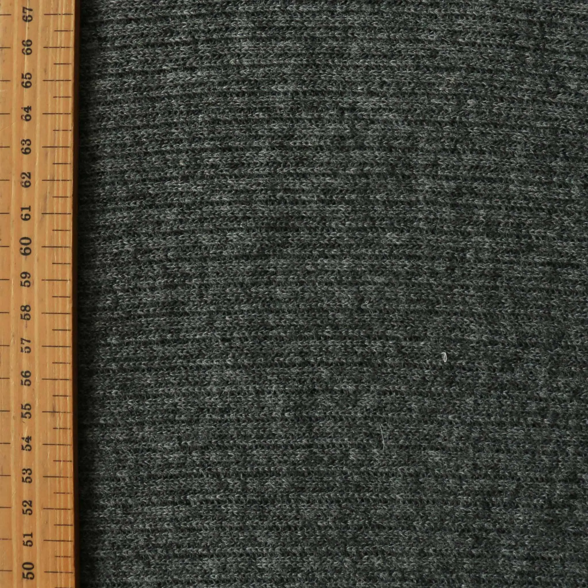 Rib Jersey Fabric - Grey