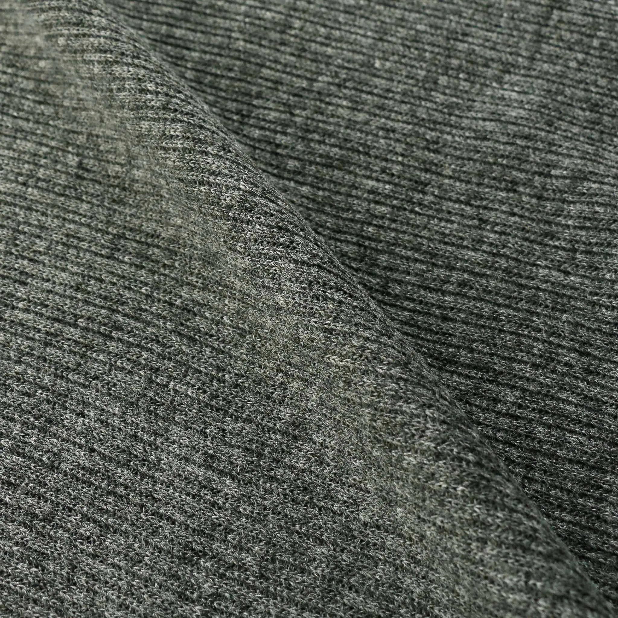 Rib Jersey Fabric - Grey