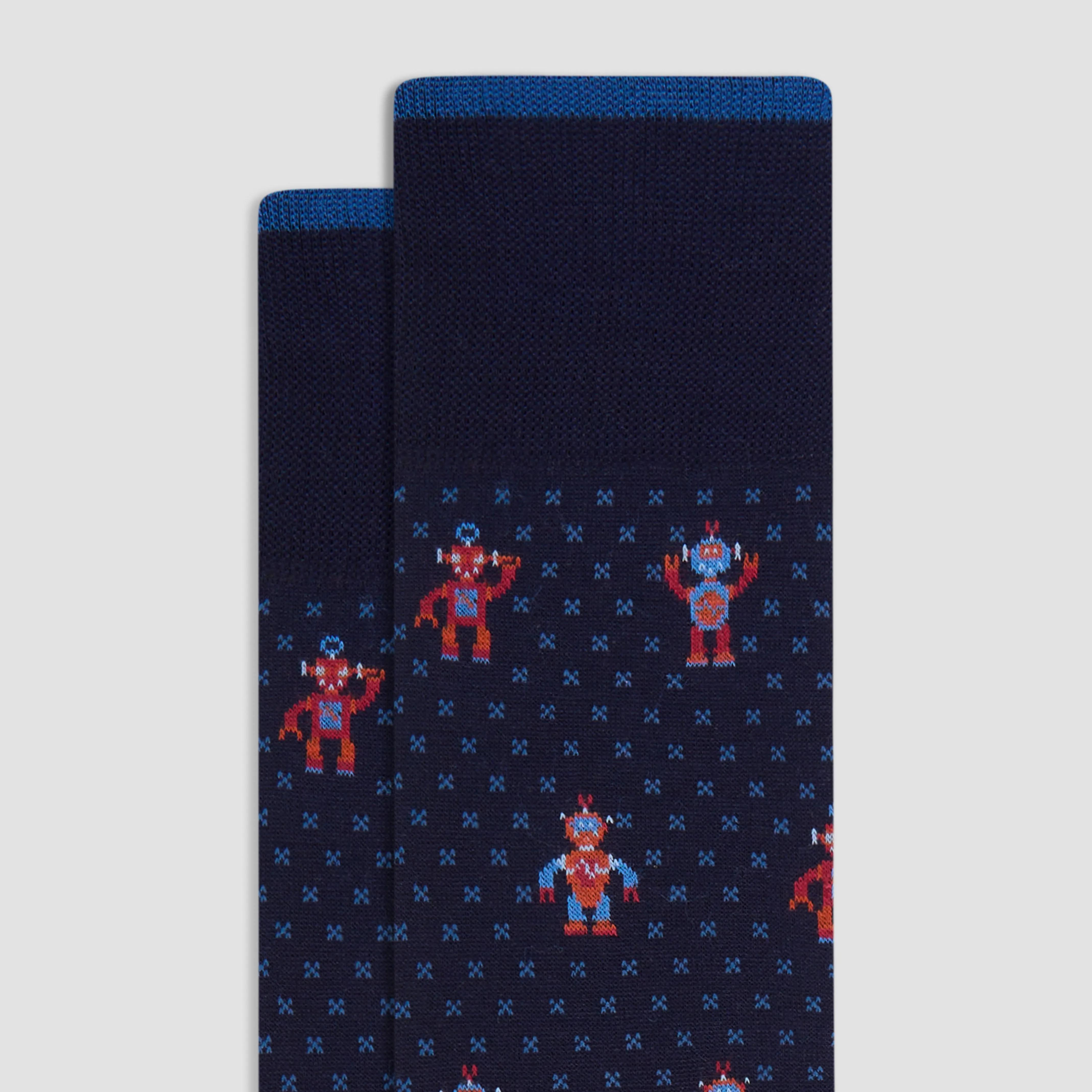 Robot Mid-Calf Socks