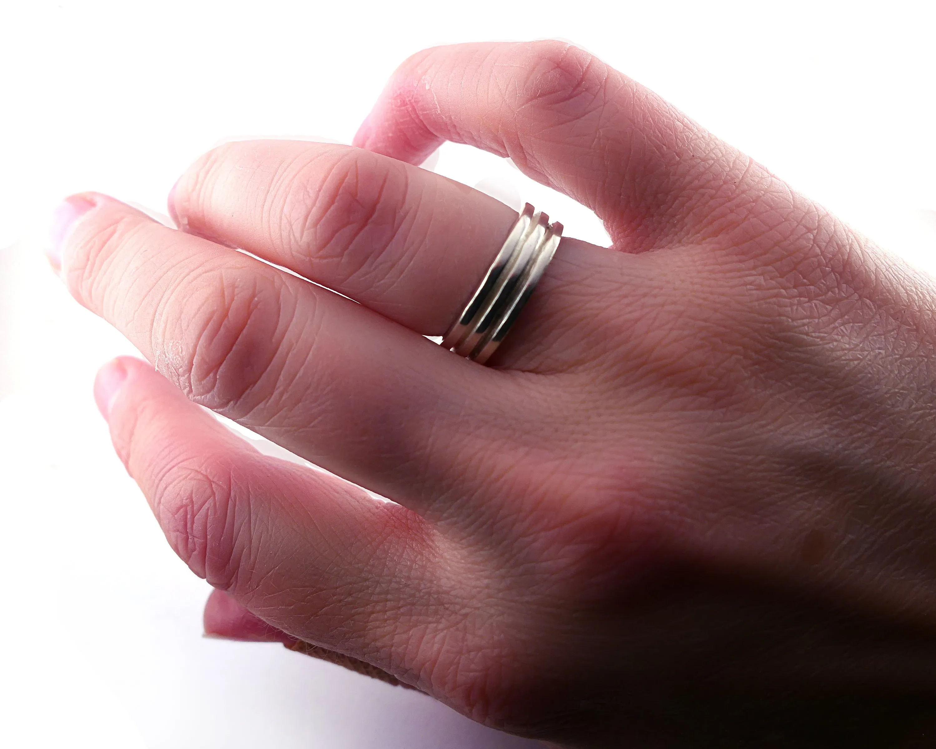 Round Layer Ring in Sterling Silver