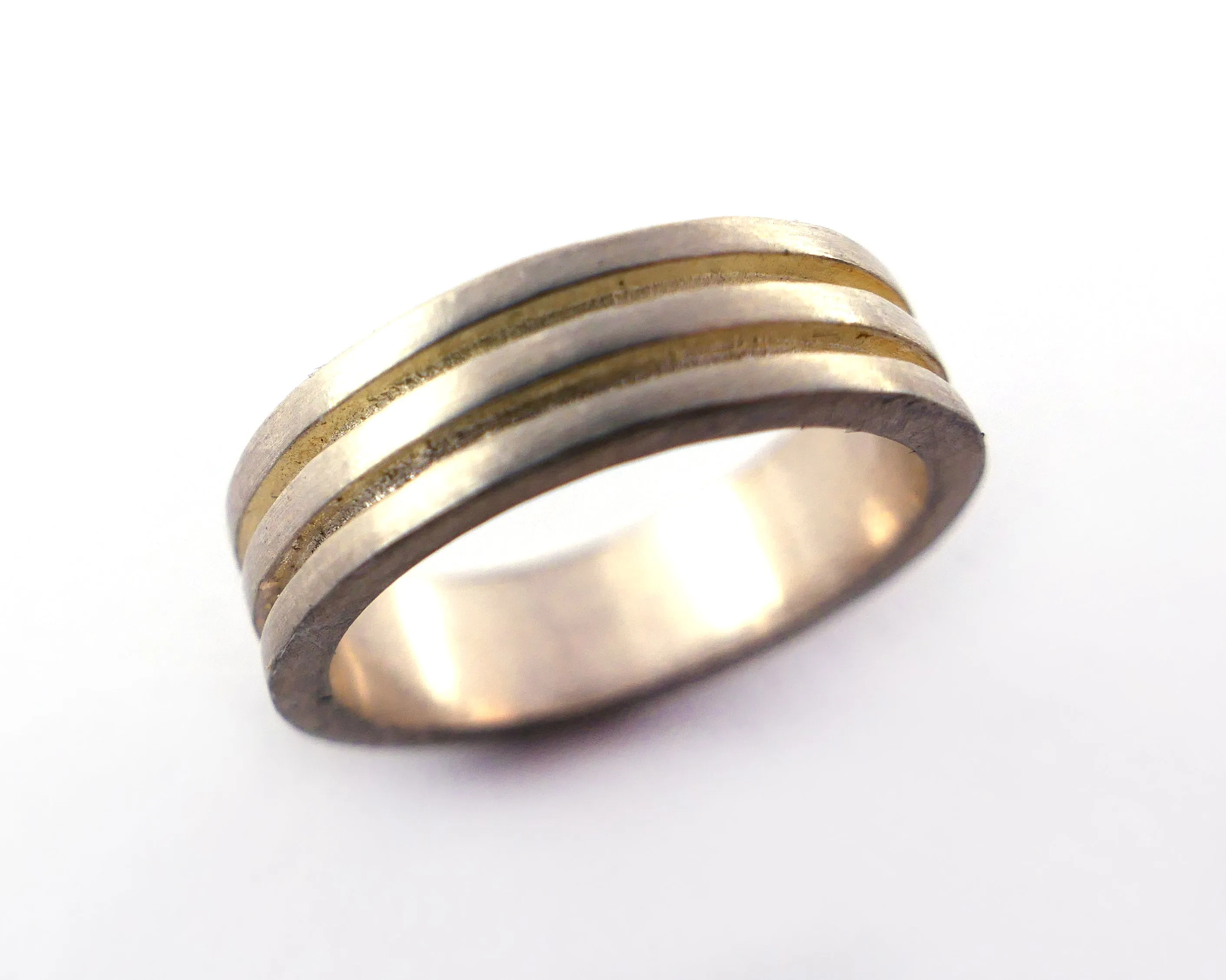 Round Layer Ring in Sterling Silver