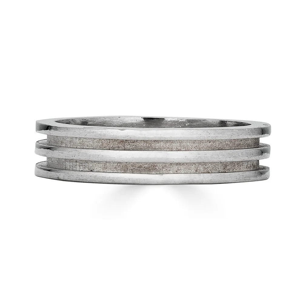 Round Layer Ring in Sterling Silver