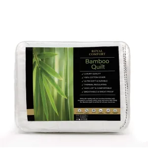 Royal Comfort Luxury Bamboo 250GSM Quilt - King