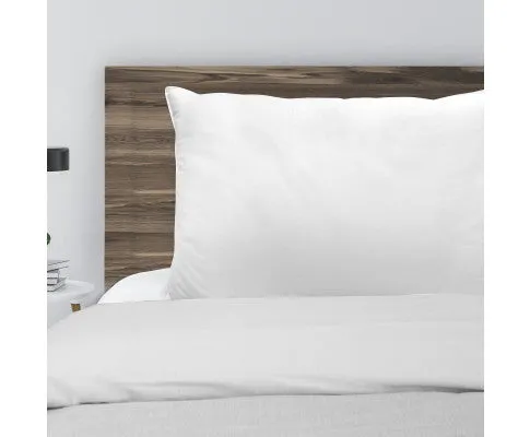 Royal Comfort Luxury Bamboo Blend Gusset Pillow Single Pack 4cm Gusset Support 50 x 75cm White