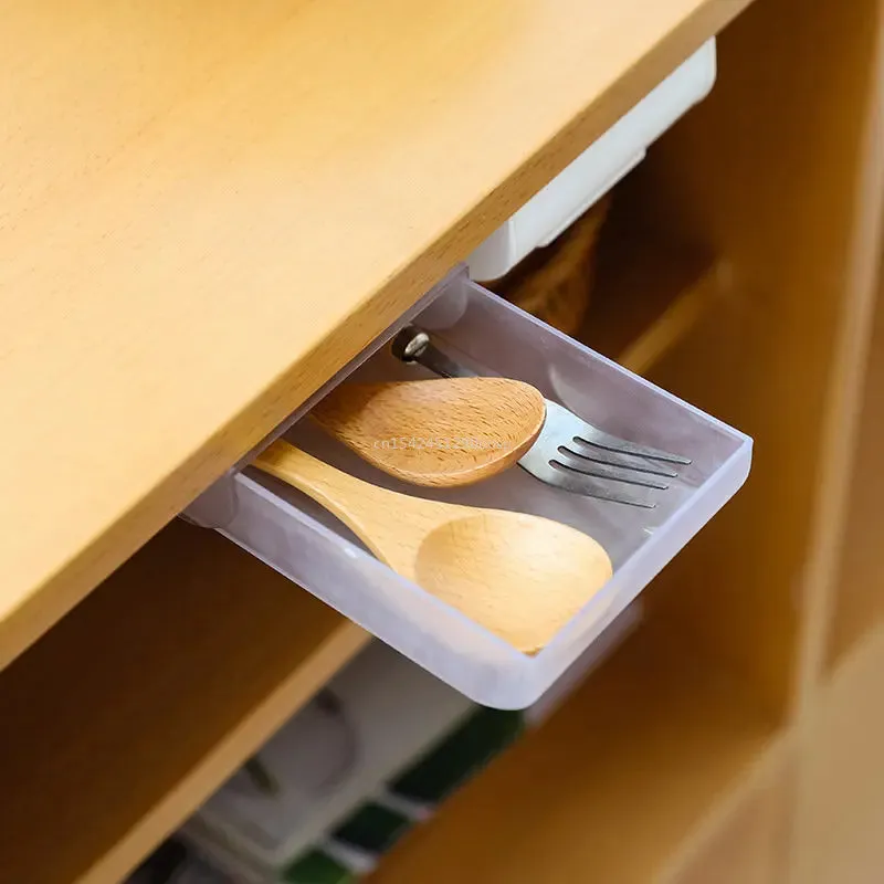 Safe Private Money Hidden Money Artifact Creative Hidden Stickers Table Bottom Box Anti-theft Hidden Storage Box