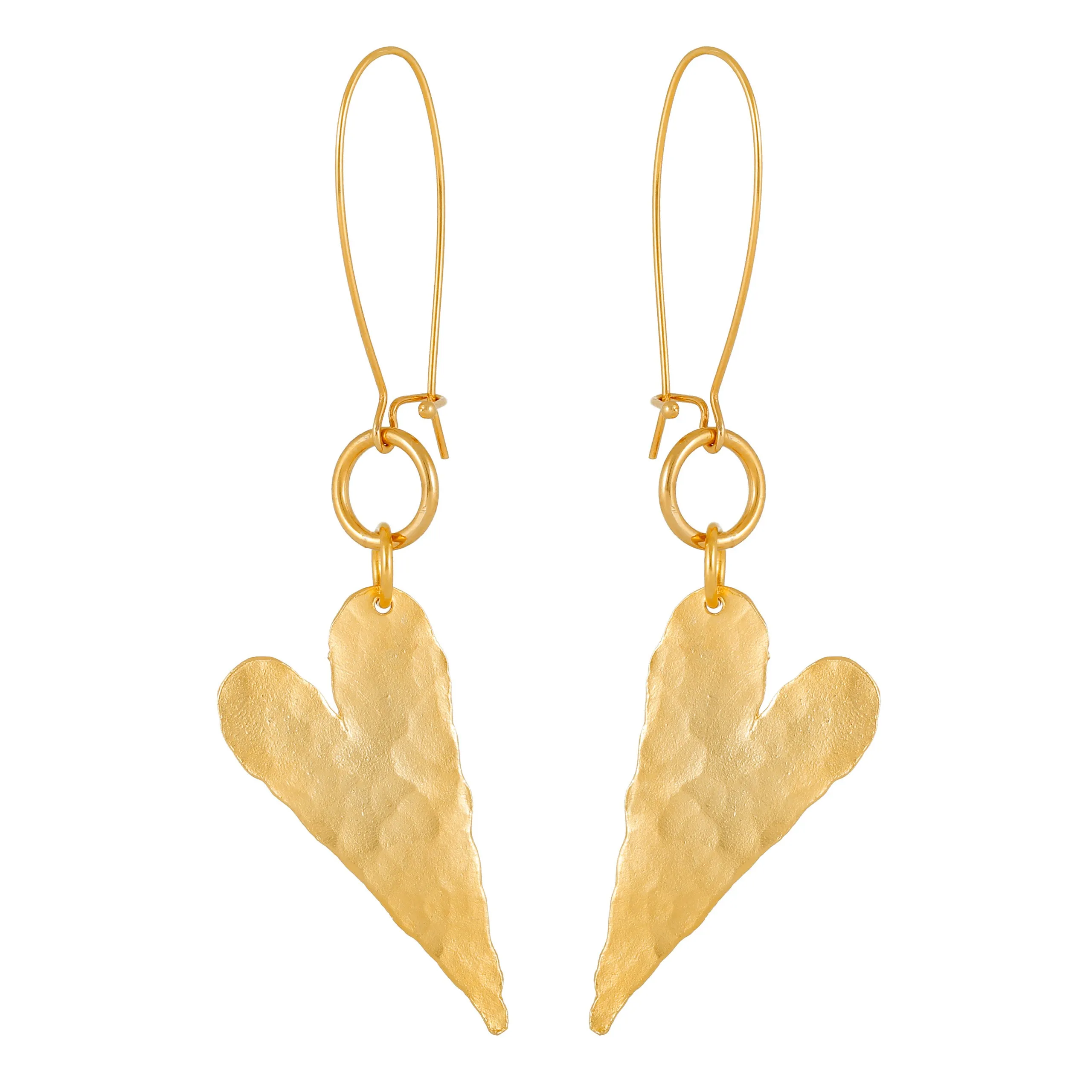 Samantha - Boho multi-layer heart necklace & earrings