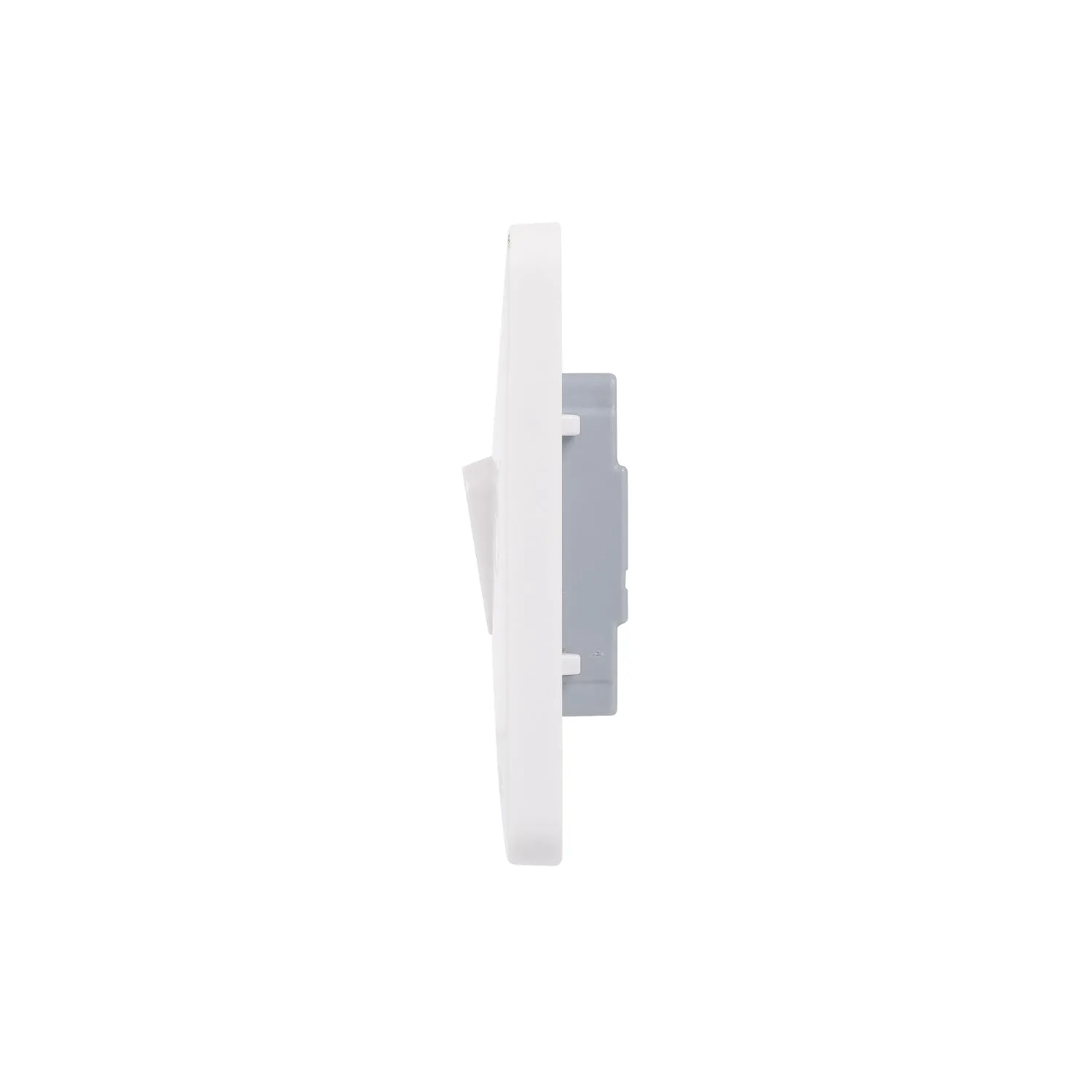 Schneider Electric GGBL1011S Lisse White Moulded 10AX 1G 1-Way Plate Switch (Display Packaged)