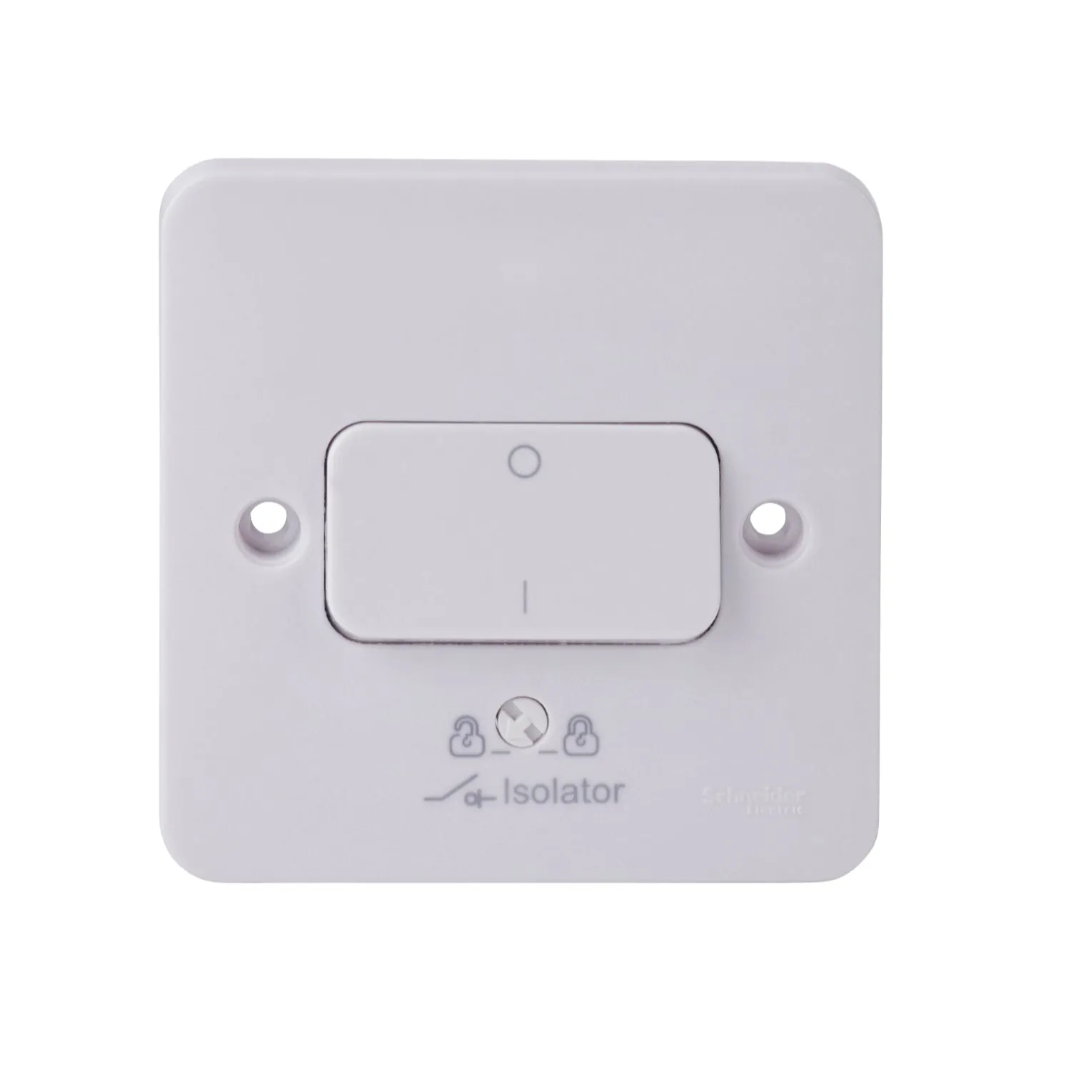Schneider Electric GGBL1013 Lisse White Moulded 10AX 3 Pole Fan Isolator Switch