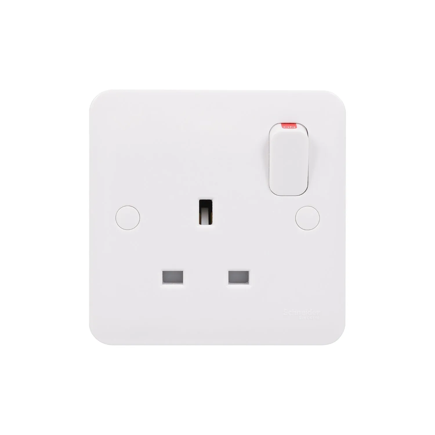 Schneider Electric GGBL3010DS Lisse White Moulded 13A DP 1G Switched Socket (Display Packaged)