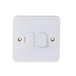 Schneider Electric GGBL5010 Lisse White Moulded 13A DP Switched Fused Connection Unit