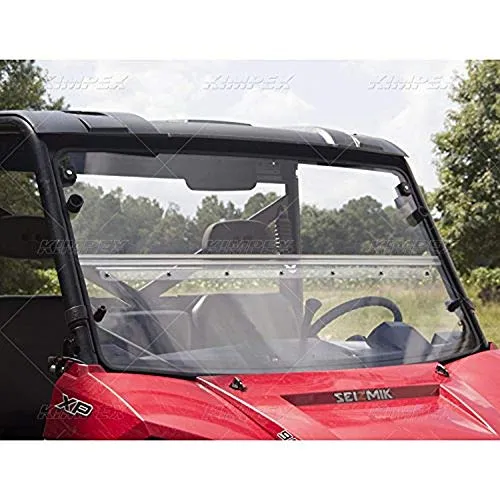 Seizmik 24001 Versa-Fold Windshield - Fits: Polaris Ranger 1000 XP Crew EPS 2017-2018