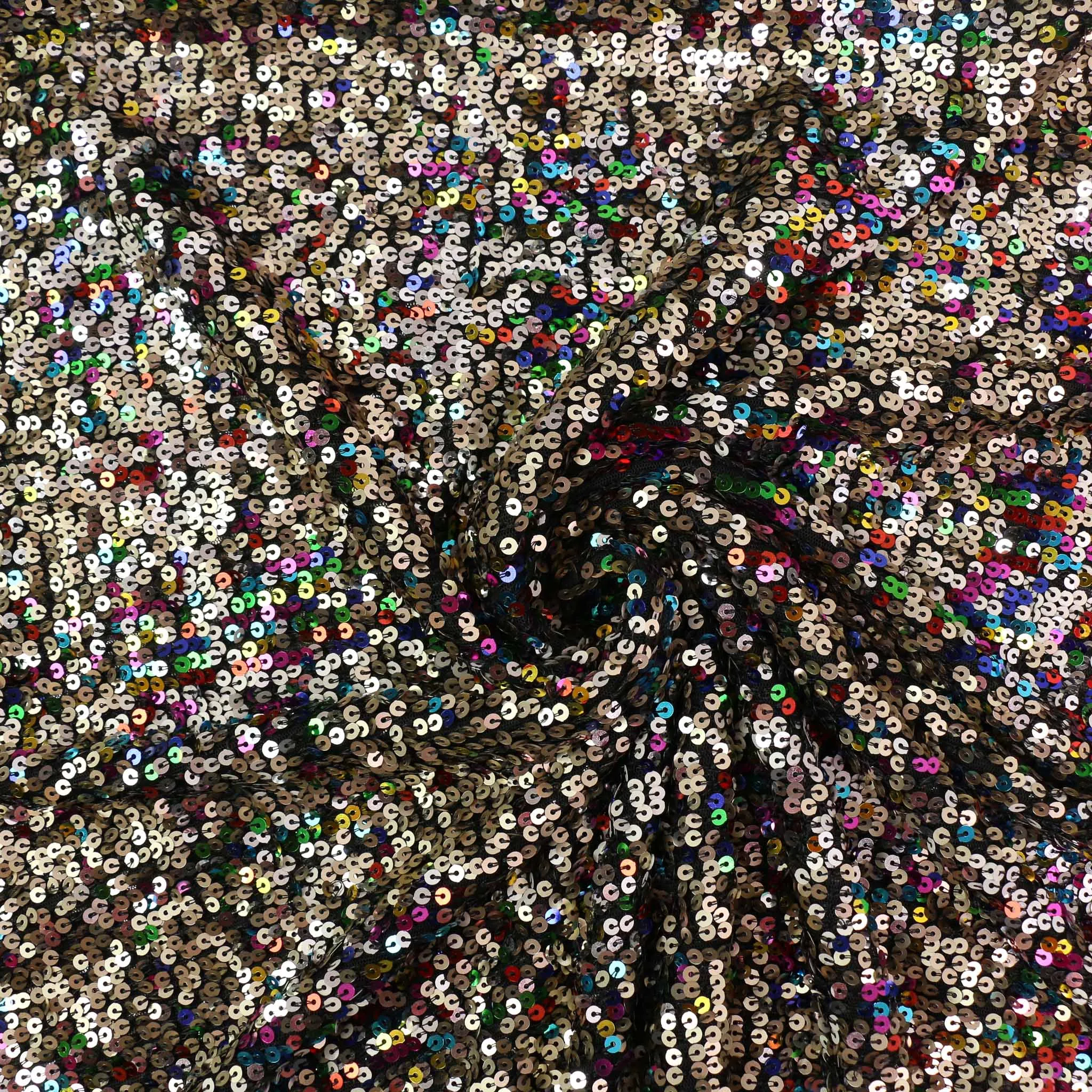 Sequin Fabric - Multicoloured