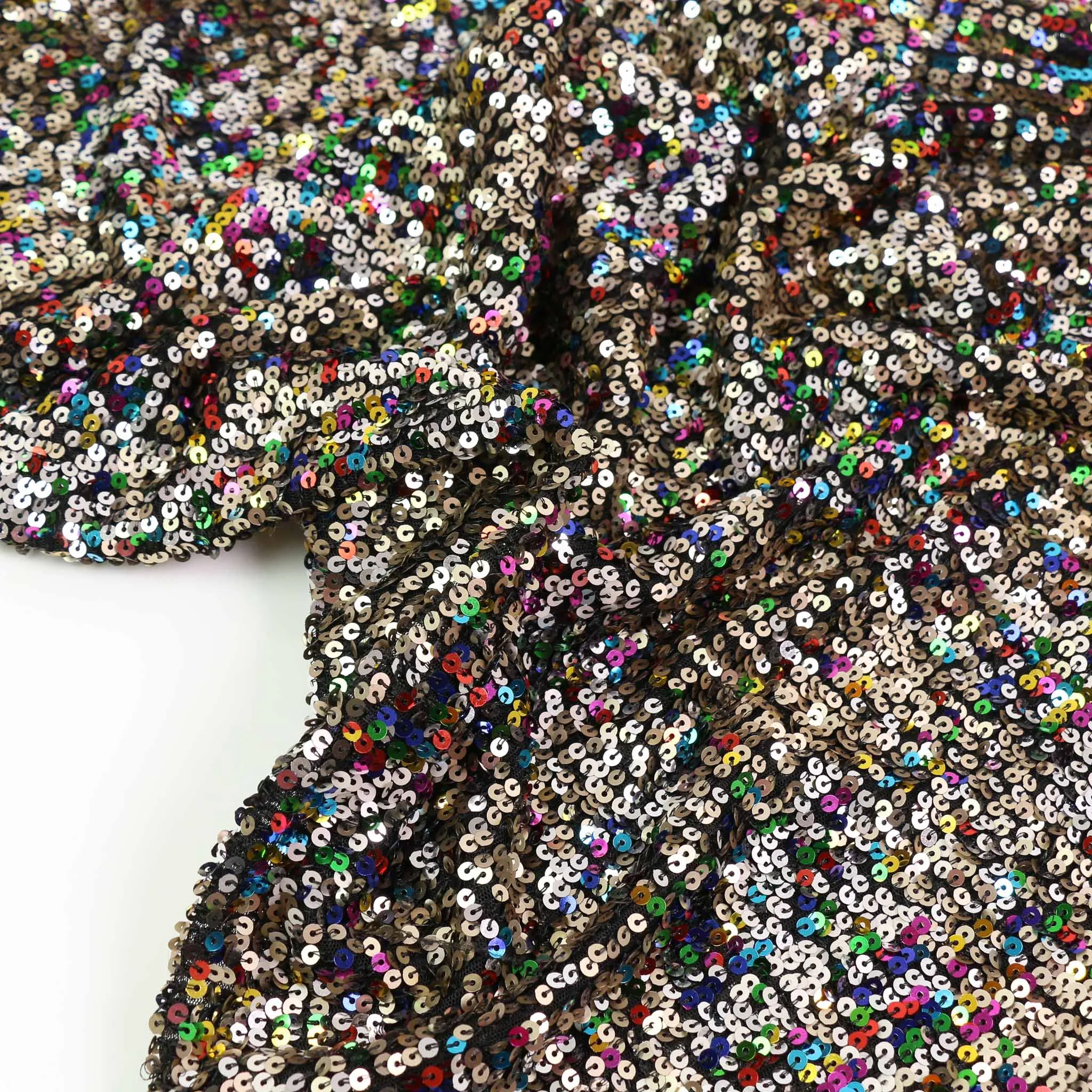 Sequin Fabric - Multicoloured