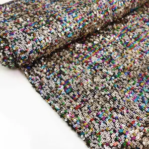 Sequin Fabric - Multicoloured