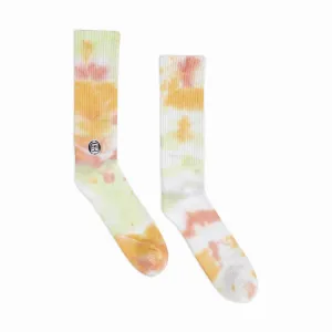 Sherbet Tie-Dye Tube Socks