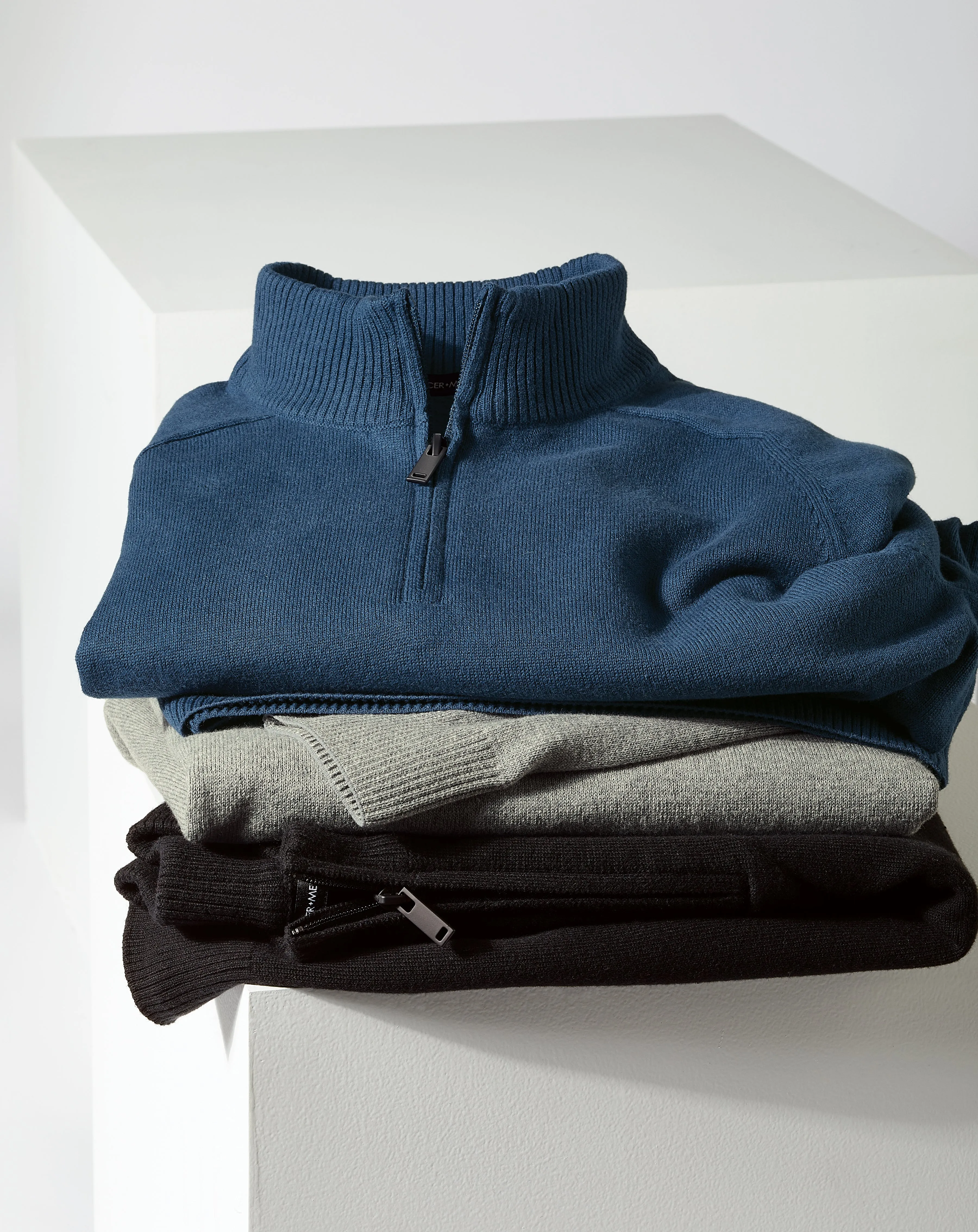 Sigma Pi 1/4-Zip Monogrammed Sweater