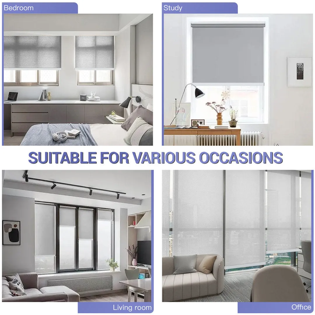 Smart Motorized Blackout White Roller Shade Symple Stuff Blind Size: 35" W x 72" L