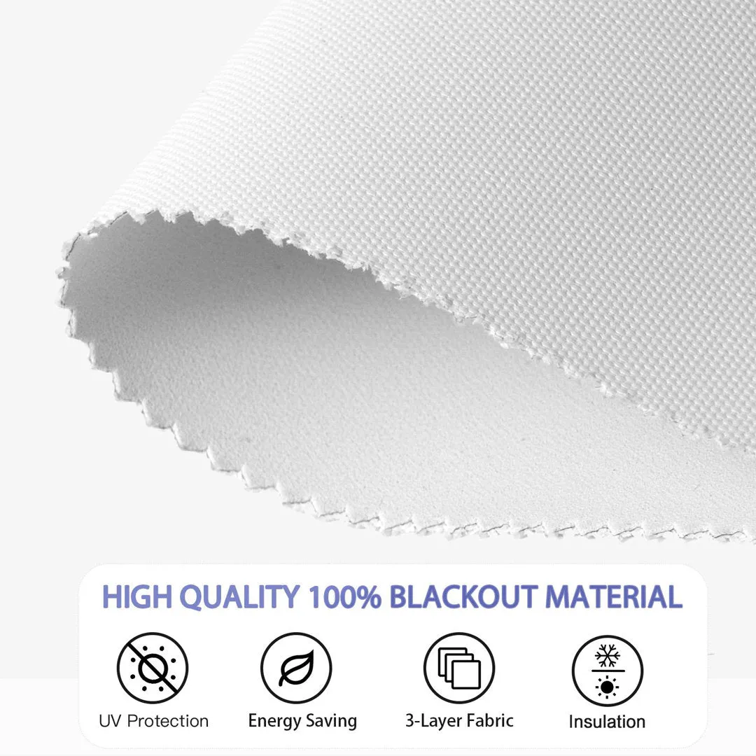 Smart Motorized Blackout White Roller Shade Symple Stuff Blind Size: 35" W x 72" L